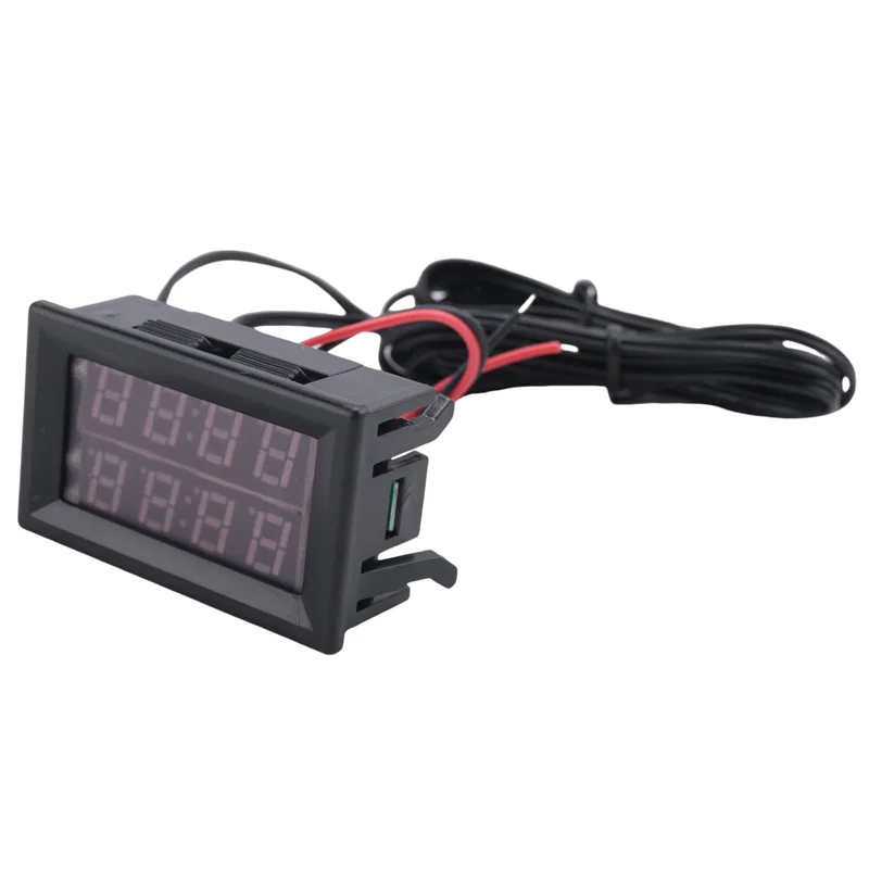 A23F-Sensor de temperatura à prova d'água com display digital LED vermelho duplo 0,56 polegadas