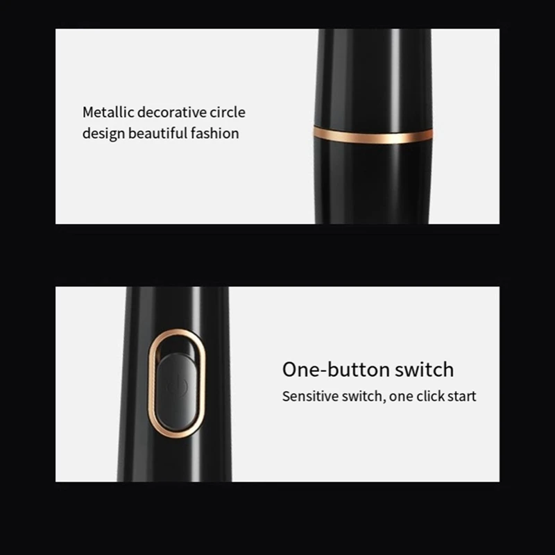 Rifinitore per peli del naso rasoio elettrico portatile per la pulizia dei peli dell'orecchio del viso per uomo donna rasoio per la depilazione del naso lavabile