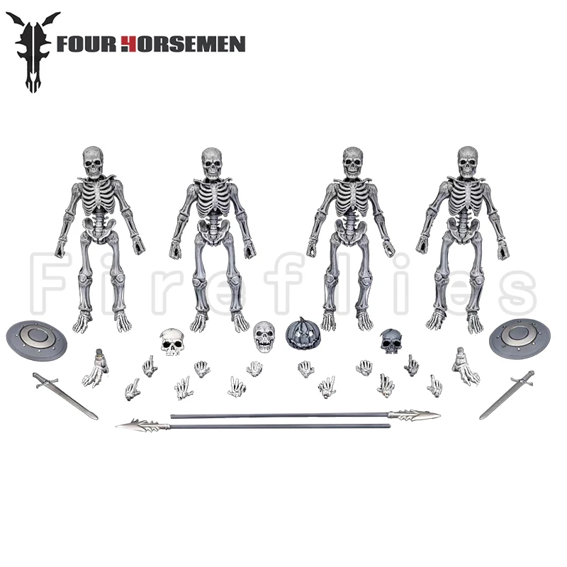 

Фигурка 1/12, 6 дюймов, Four Horsemen Studio Mythic Legions, Скелеты из кладбища, Аниме-модель