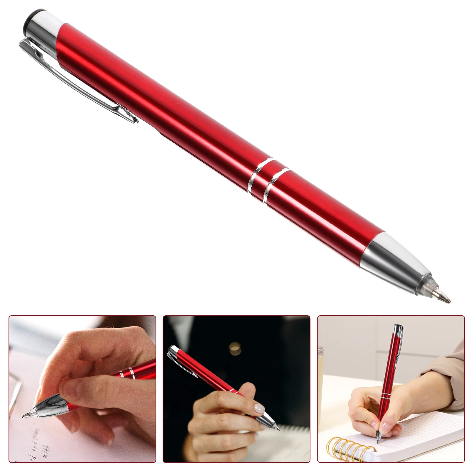 

Replaceable Light Pen Lighted Ballpoint Abs Pens with Stylus Tips for Touch Screen