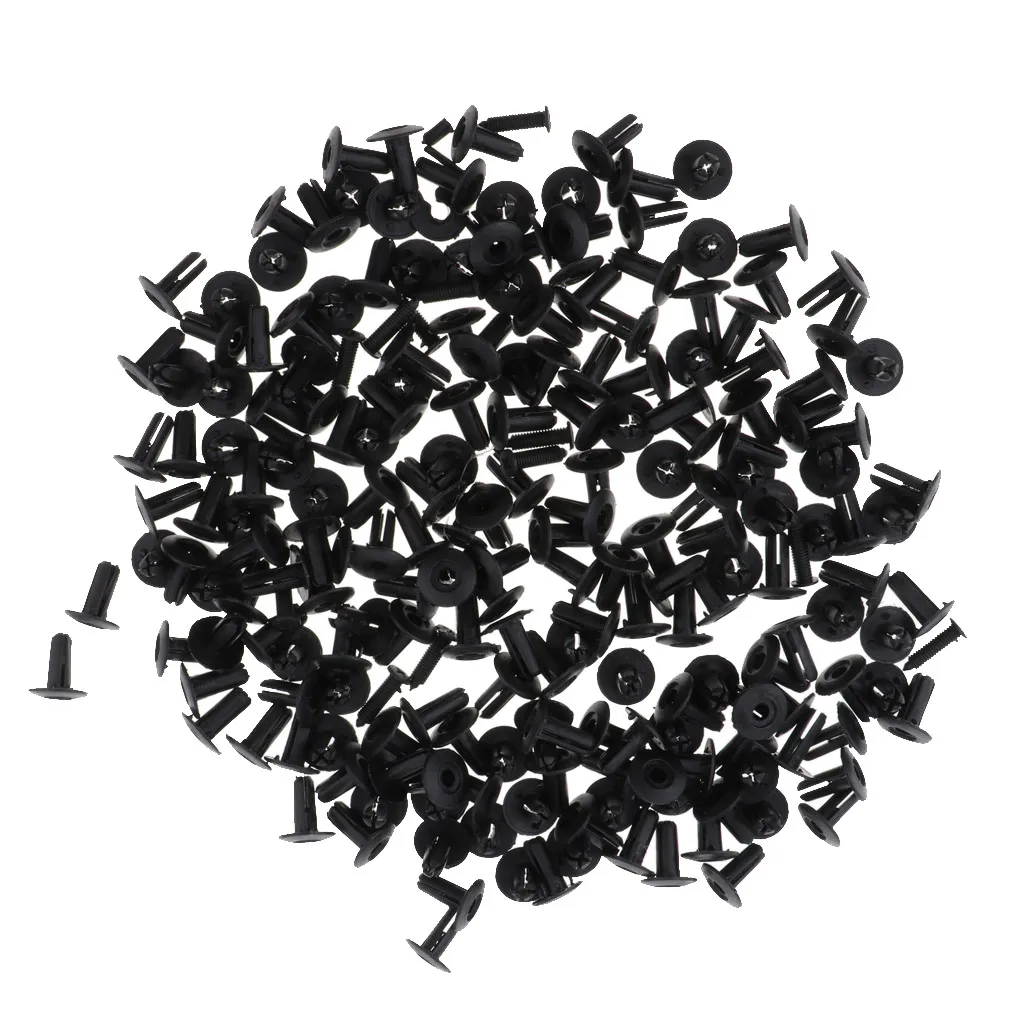 500Pcs Car Door Bumper Fenders Fastener Retainer Rivet Clip