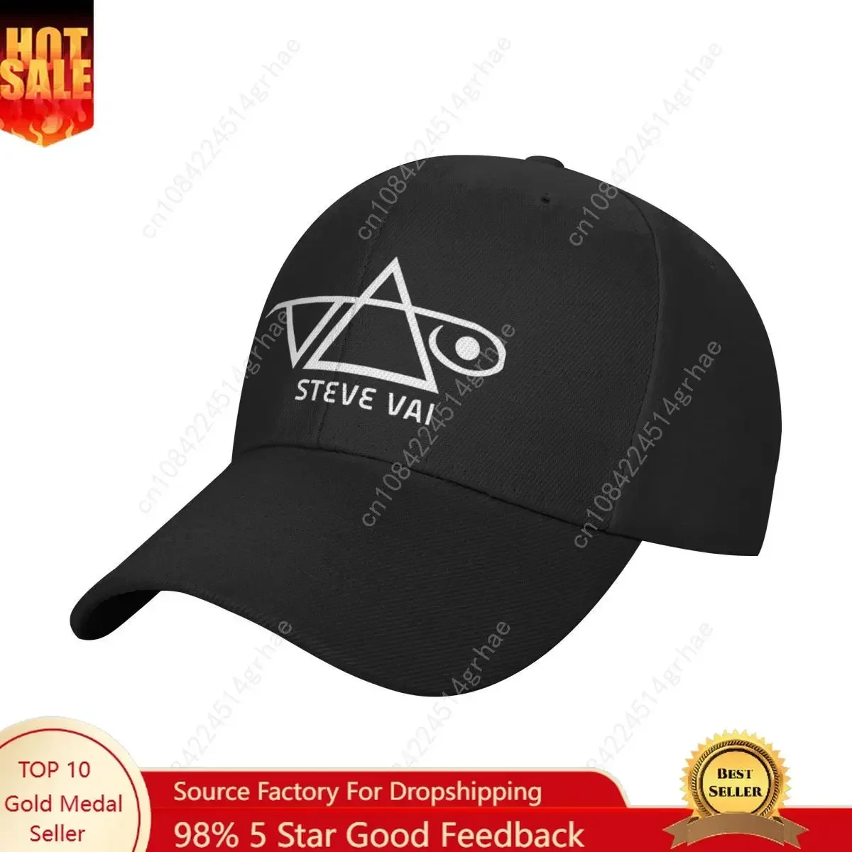

Steve Vai Logo Durable for All Seasons Cap Female Cap For Women Men's Baseball Cap