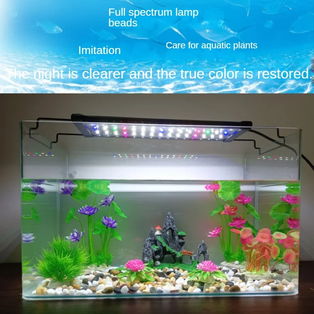 LED Aquarium Strip Light With Extendable Brackets 12