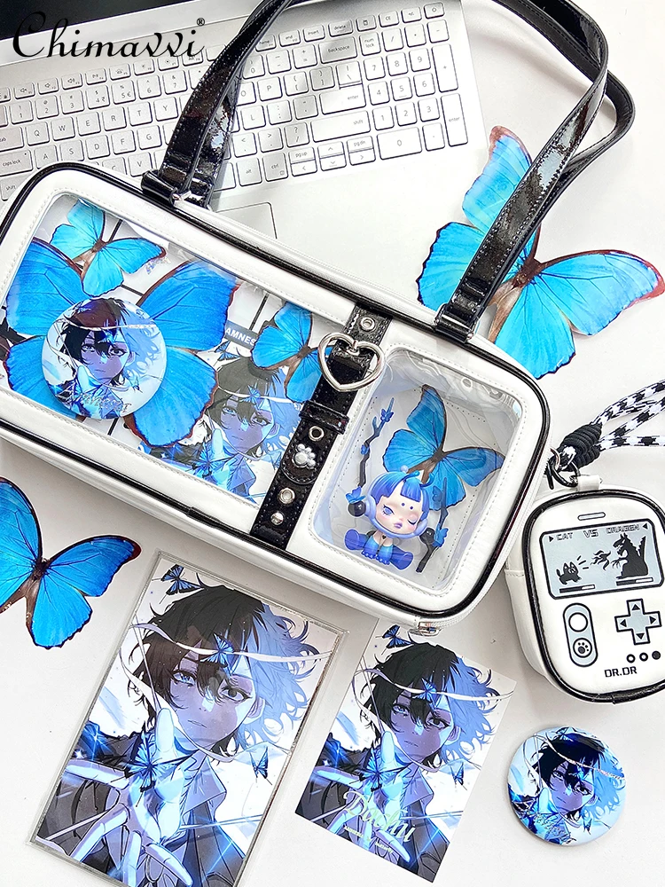 

Original Design Student Japanese Style Anime Pain Bag 2025 New Sweet Cool Girl Versatile Small Capacity Kawaii Shoulder Bag