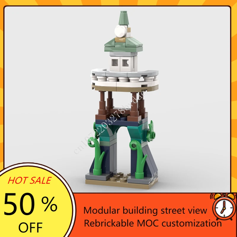 Mini Poudlard City Collection Modulaire MOC, Creative Street View, Model importer, Night Architecture, DIY TariModel, ToyGift