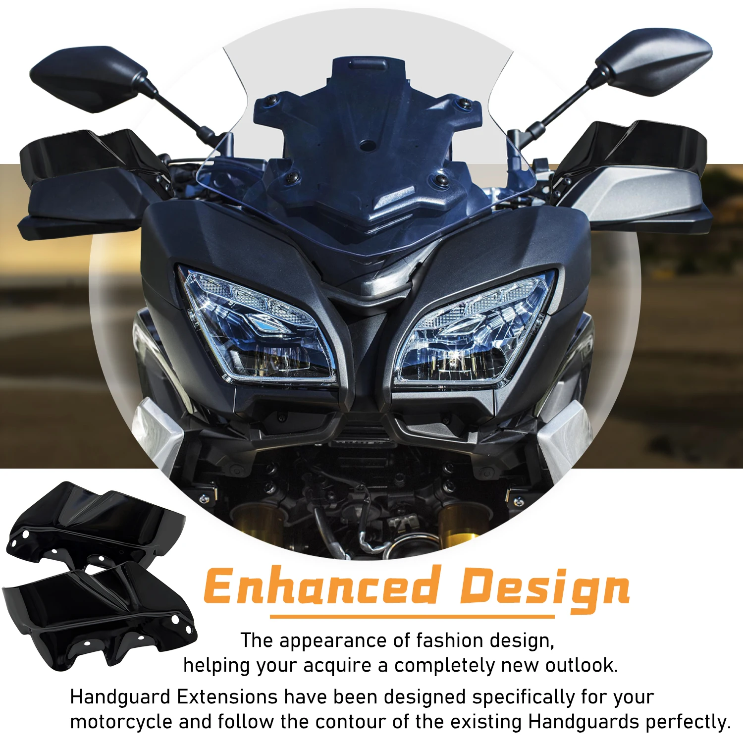 For Yamaha Tracer900 GT Windshield 2018-2021 Handguard Hand Knuckle Shield Protector Tracer 900 FJ-09 Motorcycle Accessories