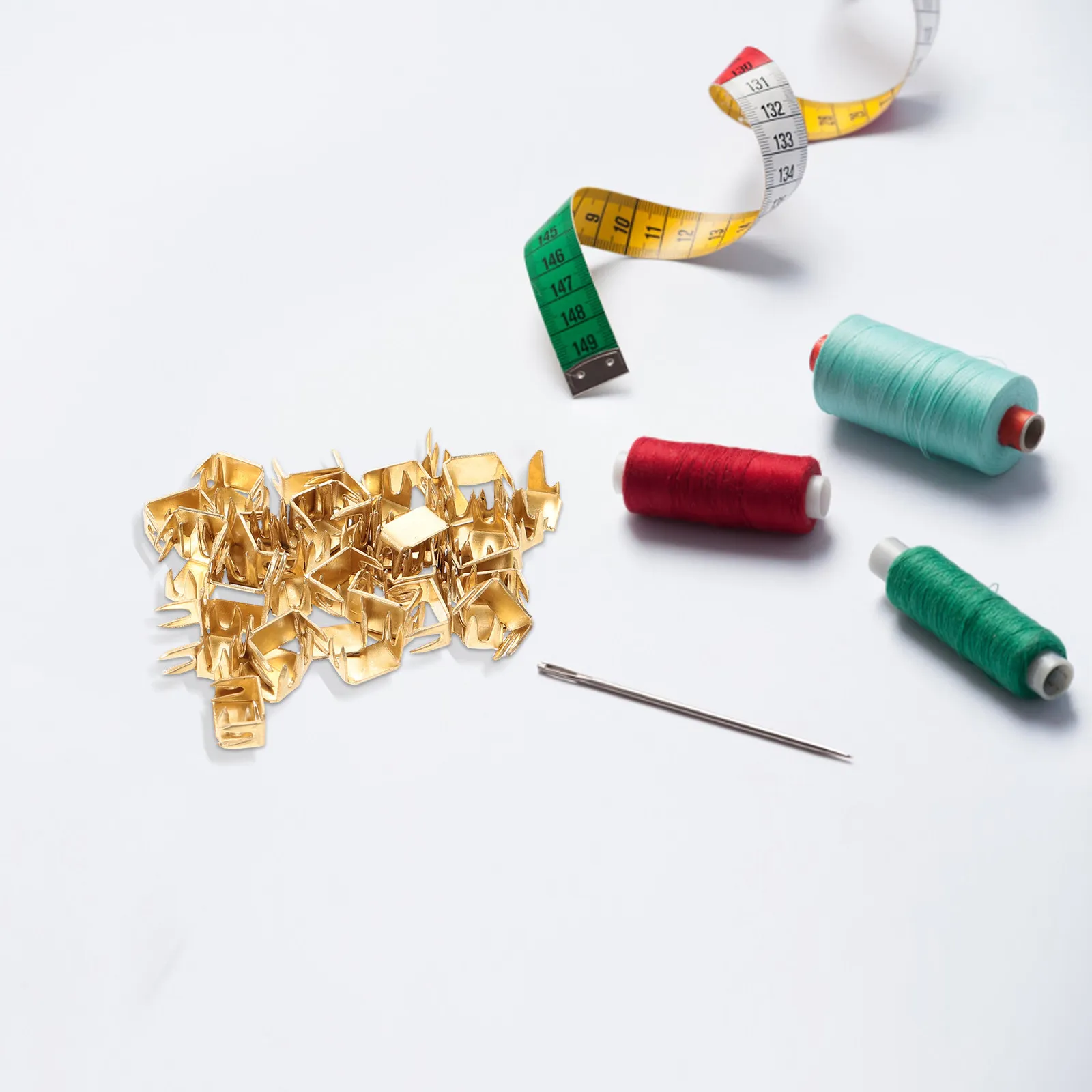 

200Pcs Anti-Fall Zipper Stopper Brass Metal Bottom Replacement for Bags Jackets Backpacks Luggage Garment Sewing Repair