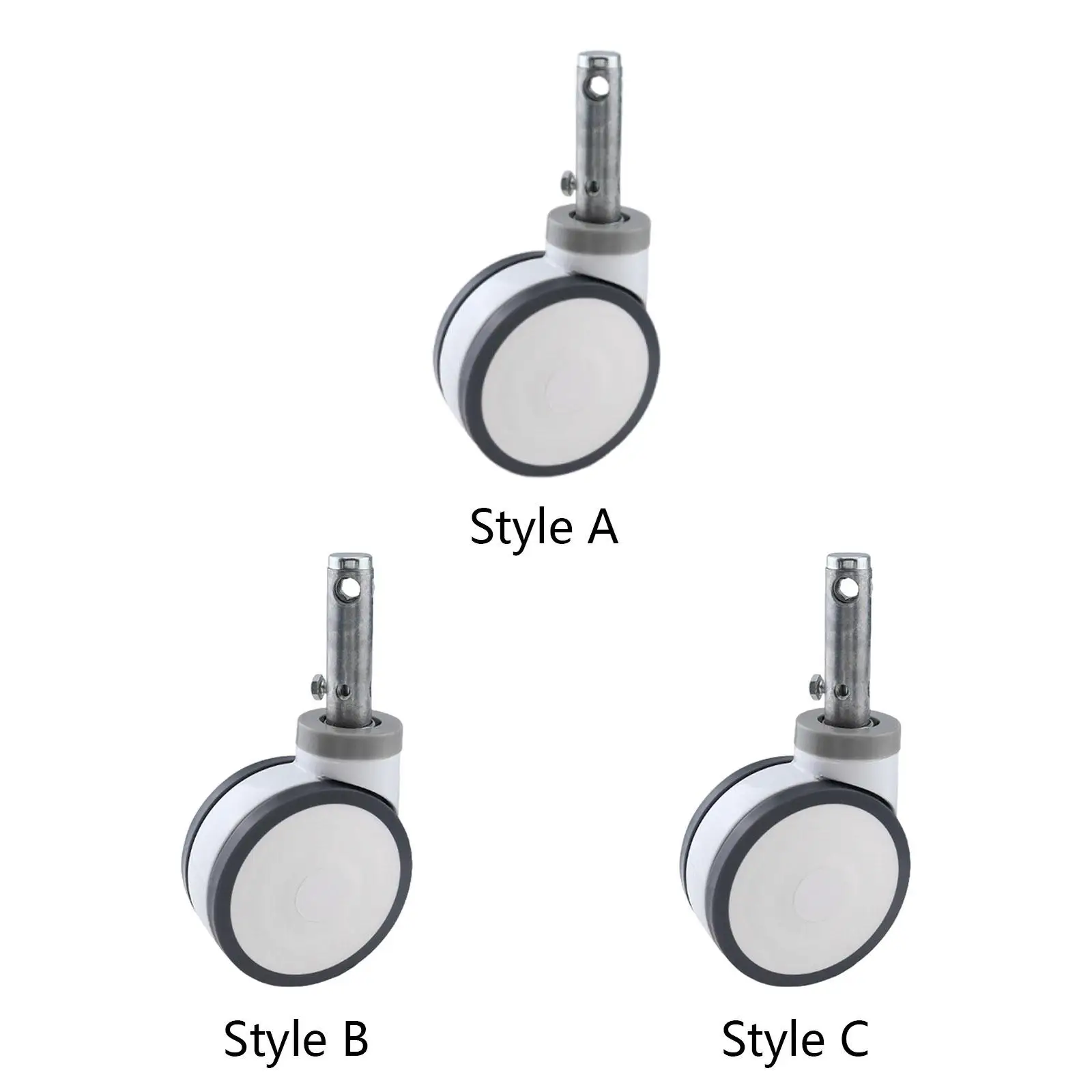 Heavy Duty Caster Wheel Swivel Castors PP Plastic 360 Degree Rotating for Furniture Trolley Cart Office Chair Quiet Rolling