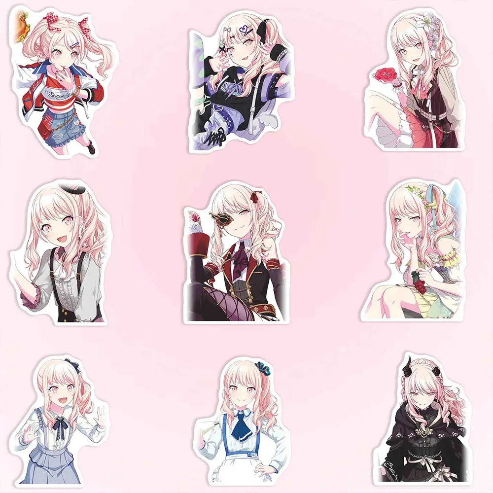 48PCSโครงการSekai Akiyama Mizukiอะนิเมะสติกเกอร์การ์ตูนGraffiti Decalsหมวกกันน็อกสเก็ตบอร์ดแล็ปท็อปรถจักรยานยนต์สติกเกอร์ตกแต่ง