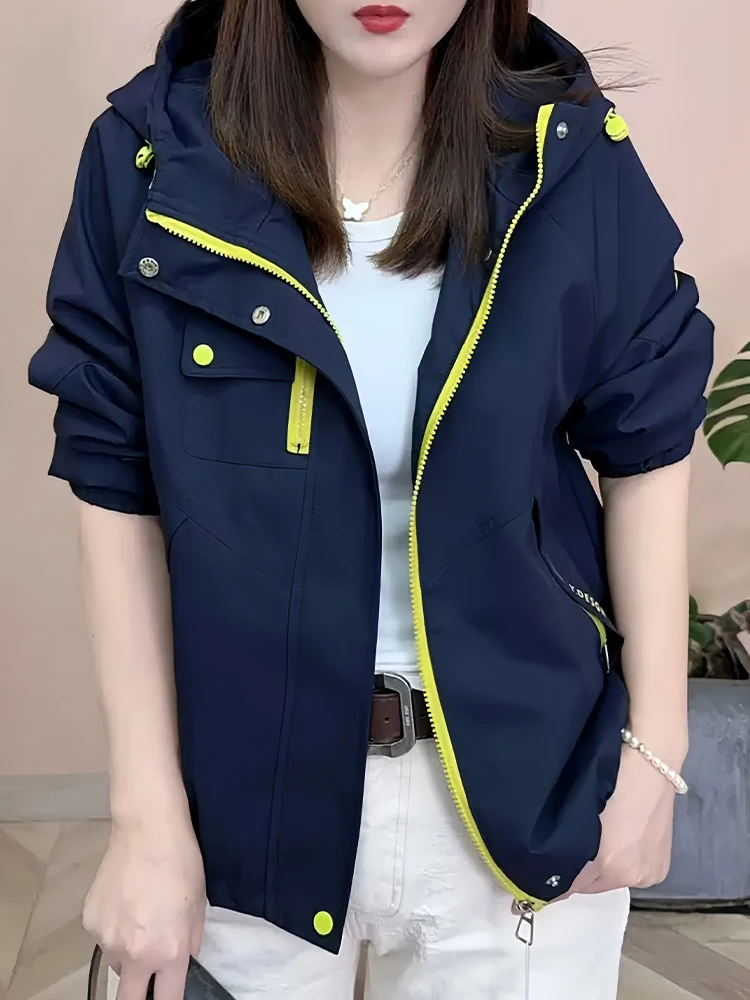 Afslankende of ritsjas Dames casual losvallende herfstkleding Modieuze casual windjack voor dames