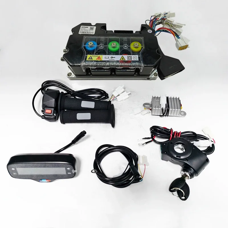 SOTION R72V700 عن بعد تيار مستمر 72 فولت فرش السيارات وحدة تحكم تبريد المياه دراجة نارية كهربائية اكسسوارات خنق أطقم #4