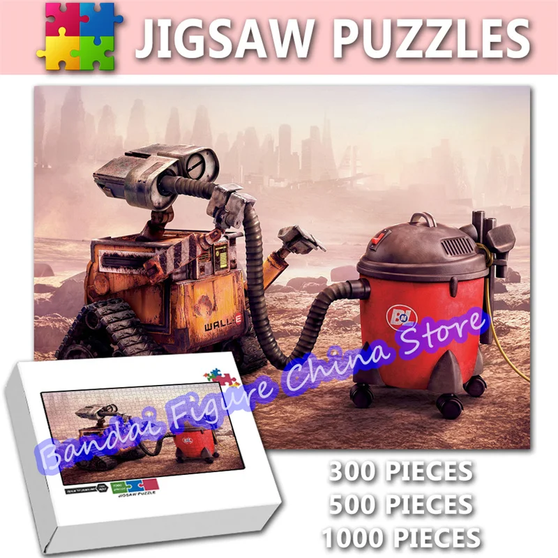 

Disney Pixar Animation Cartoon Jigsaw Puzzles Walle.e Earth Waste Packer 300/500/1000 Pieces Puzzles Kids Educational Toys Gifts