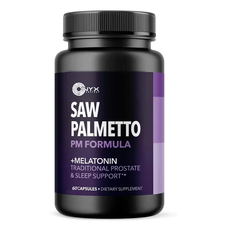 

Saw Palmetto melatonin,used for sleep and prostate Saw palmetto powder and chamomile extract ratio Reduce male urinary frequency