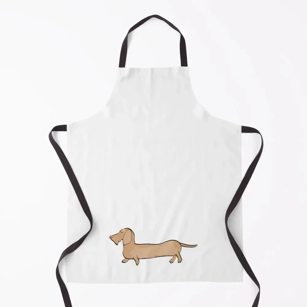 

Wired Dachshund 2 Apron cleanings Woman Work Chef Uniform Woman Kitchen Special Accessories Apron