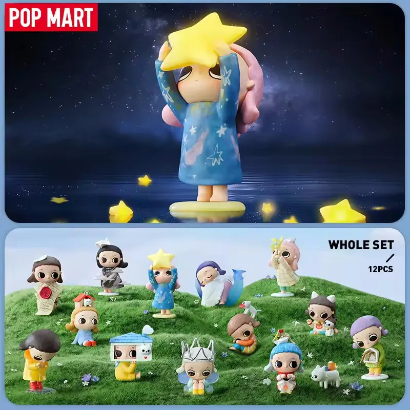 POPMART Nyota Growing Up By Your Way Series Blind Box Toys Kawaii Anime Action Figure Surprise Mystery Box Dolls Girls Gift