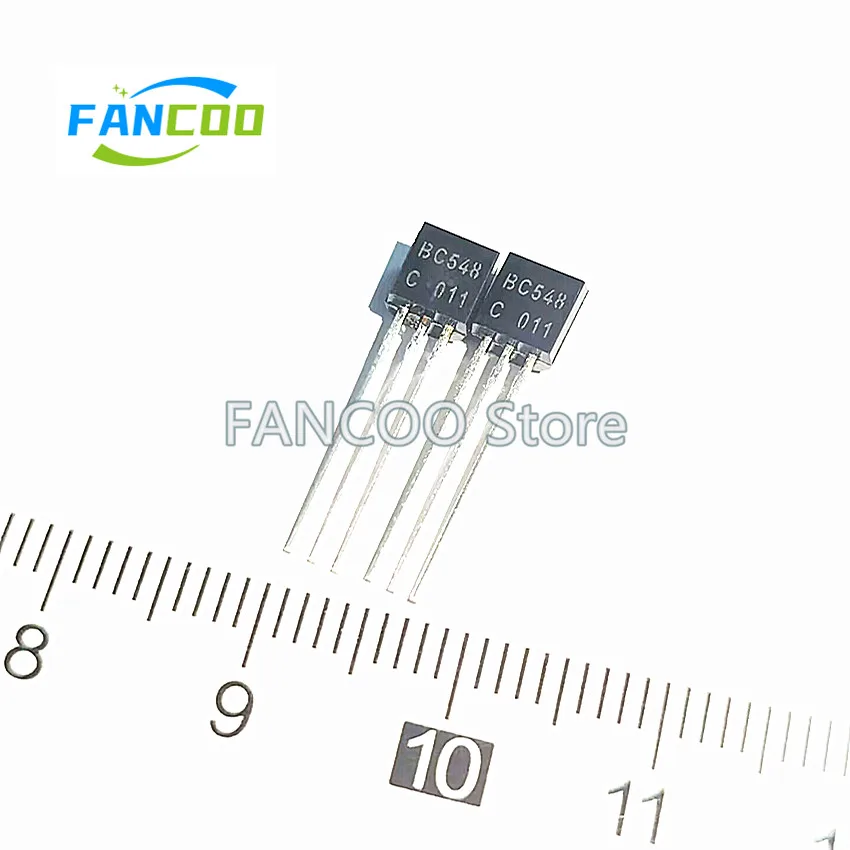 50PCS BC548 BC548B BC548C TO-92 200-450 420-800 NEW Original Copper foot Transistor