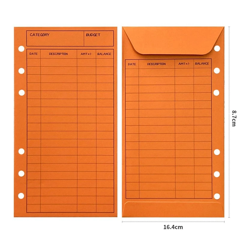 SCLS 36 قطعة من أوراق الميزانية لتتبع النفقات، مظاريف نقدية، ظرف نقود لتتبع توفير أموال الميزانية، 12 لونًا