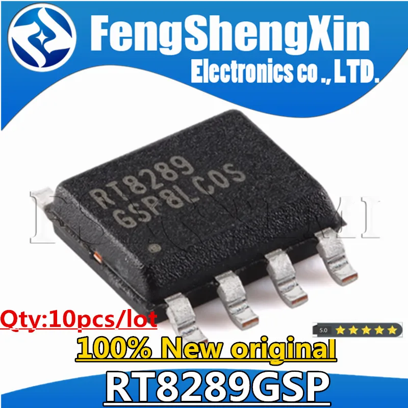 10pcs/lot  RT8289  RT8289GSP SOP8 5A, 32V, 500kHz Step-Down Converter Chips