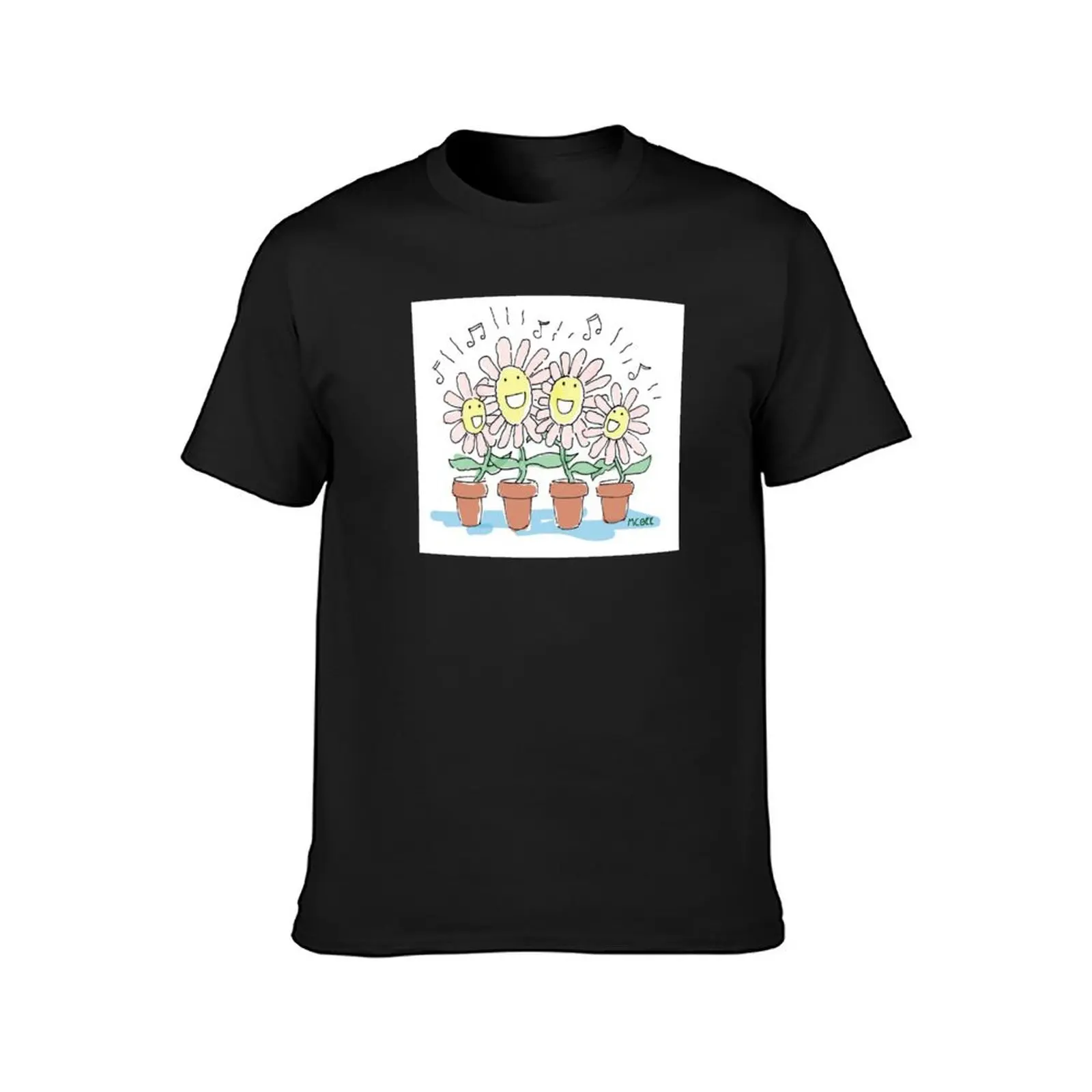 Singing Flowers T-Shirt customs summer tops customs design your own mens champion t shirts