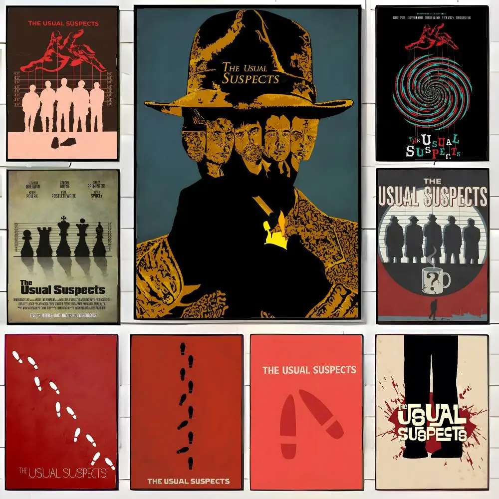 movie thriller TThe Usual Suspects Poster Wall Art Print Decorative Mural Home Decor Gift Unframed