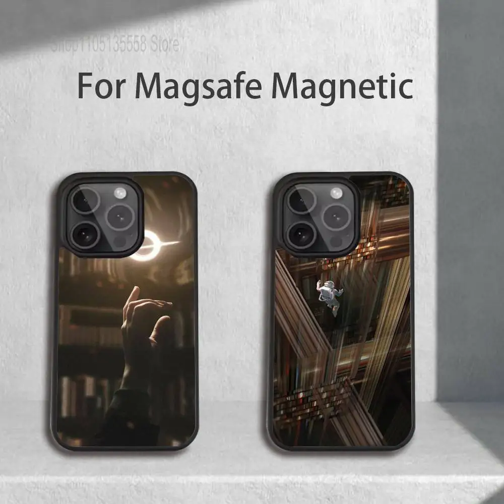 

Чехол для телефона F-Film I-Interstellar Movie для iPhone17,16,15,14,13,12,11,Pro,Max,Plus,Mini,SE4,E с магнитной беспроводной зарядкой Magsafe