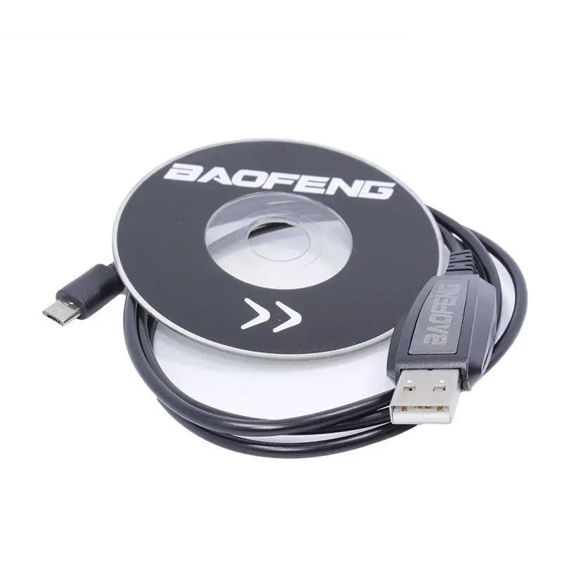 

Original BAOFENG BF-T1 USB Programming Cable with CD Driver For BAOFENG BF-T1 UHF 400-470mhz mini Walkie Talkie Radio