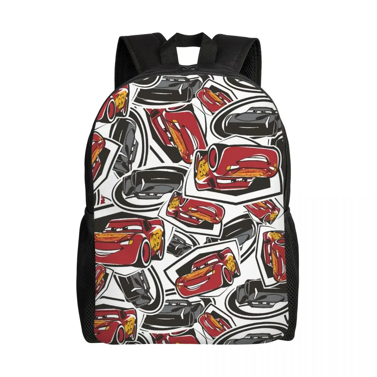 

Custom Classic Lightning McQueen Car Travel Backpack Men Women School Computer Bookbag College Student Daypack Bags