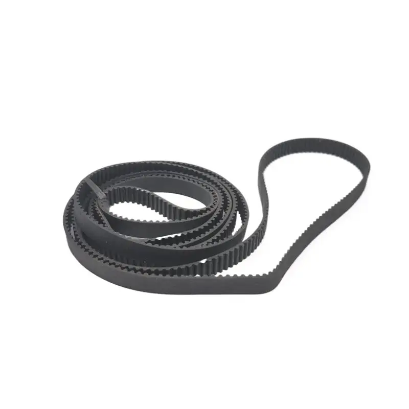

S2M 286 Synchronous Belt S2M-10 Closed-loop Rubber Timing Belts Width 6mm 10mm 12mm STD Black Timing Belt Length 286mm