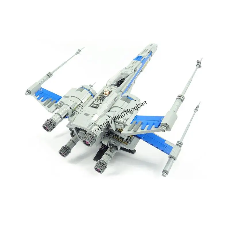 ใหม่ 1950PCS Star Battle ภาพยนตร์ UCS ความต้านทาน T-70 Space Fighter รุ่น DIY สร้างสรรค์ไอเดีย ChildToy ประกอบปริศนาของขวัญ MOC-75102