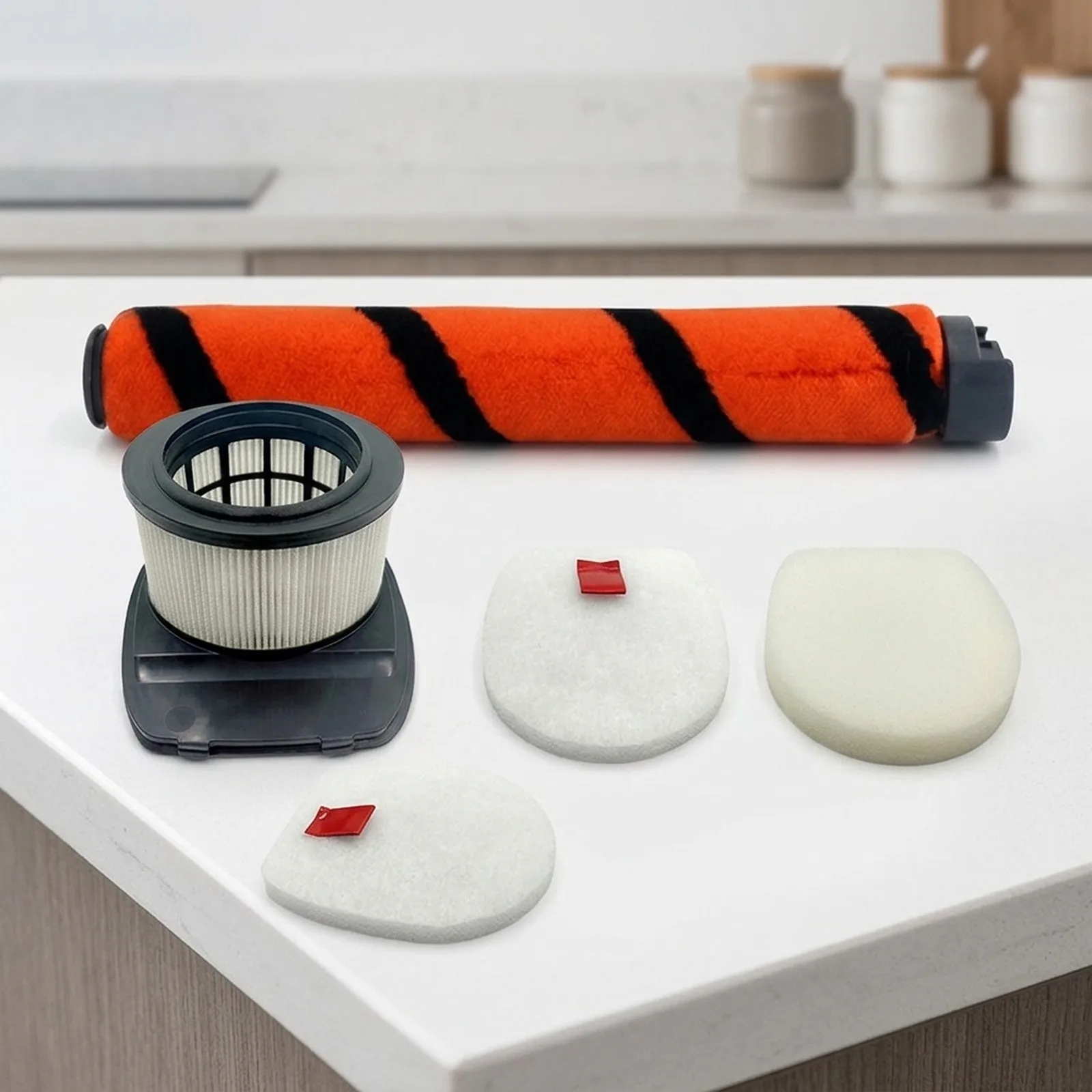 Effective Dirt Removal Floor Roller Brush & Foam Filters Designed Specifically for Shark Vacuum Models IC300/IZ Series