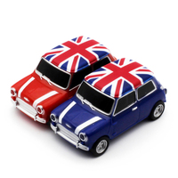 British Car Model USB Flash Drive 128GB Creative Business Gifts Pen Drive 64GB Black Red Memory Stick High Speed Pendrive 32GB