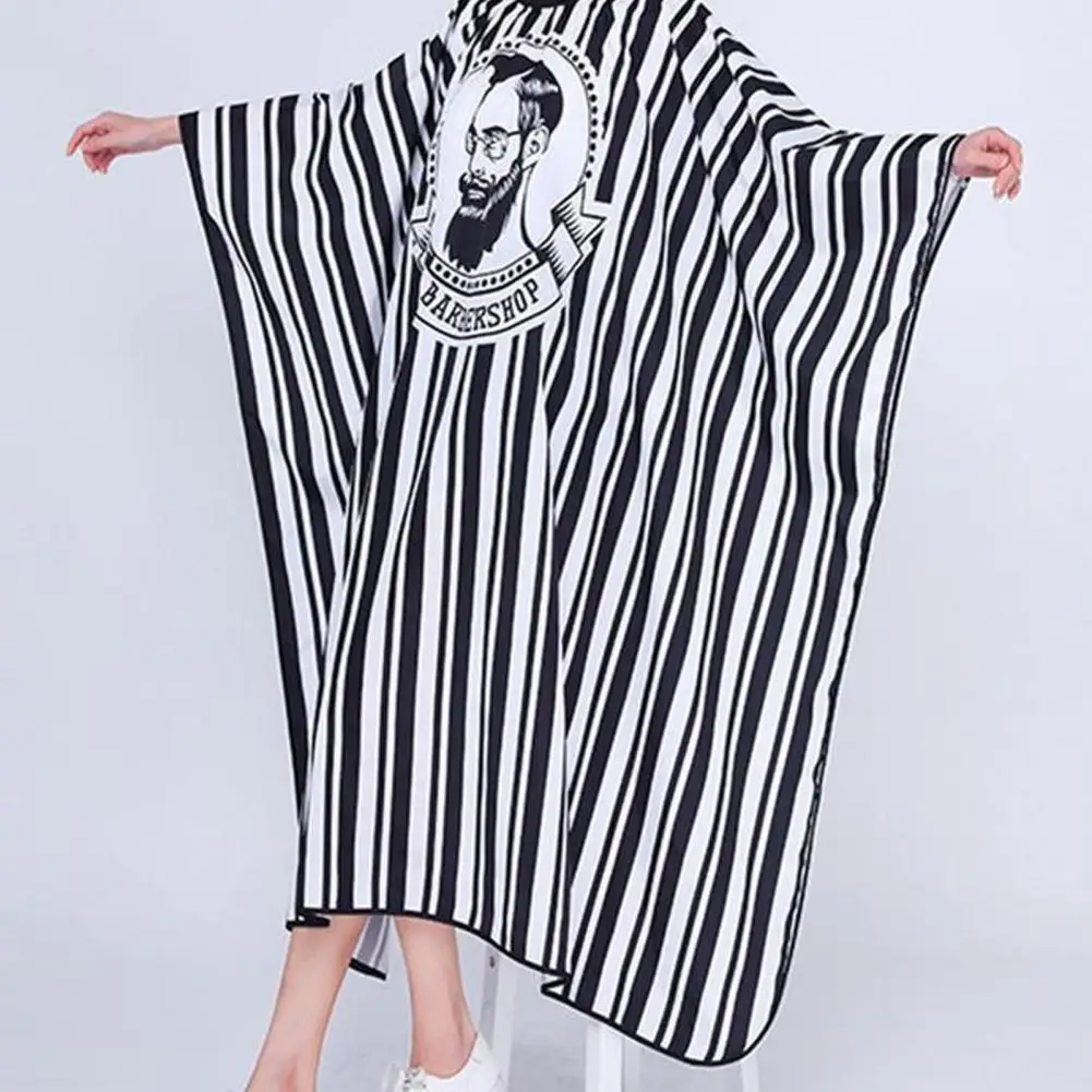 160*140cm Salon Cape Elastic Hook Design Breathable Salon Cutting Dressing Gown Barber Wrap Non-stick Cape Hair Cut Accessories