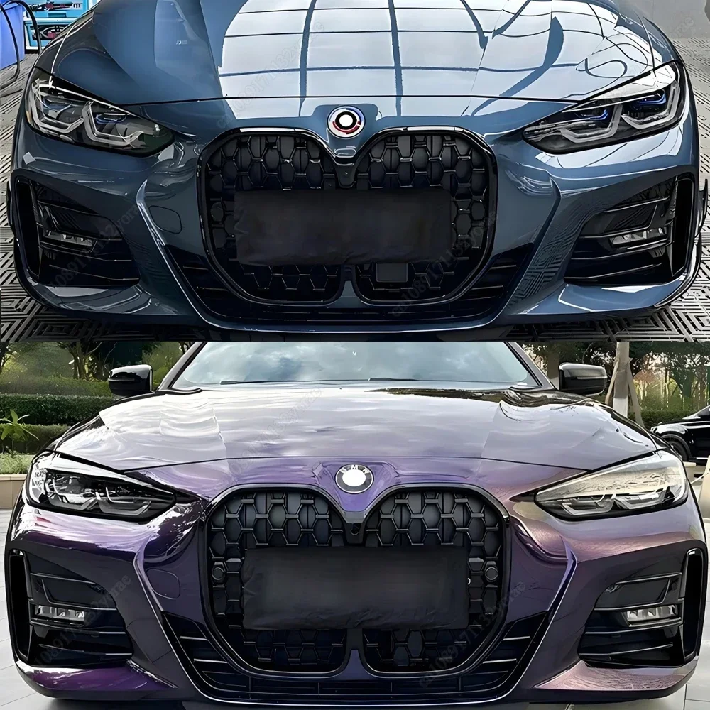 For BMW 4 Series G22 G23 M-Sport 420i 430i 435i M440i 420d 2020-2024 Car Front Center Grille Grills Meteor Grille Bodykit Tuning