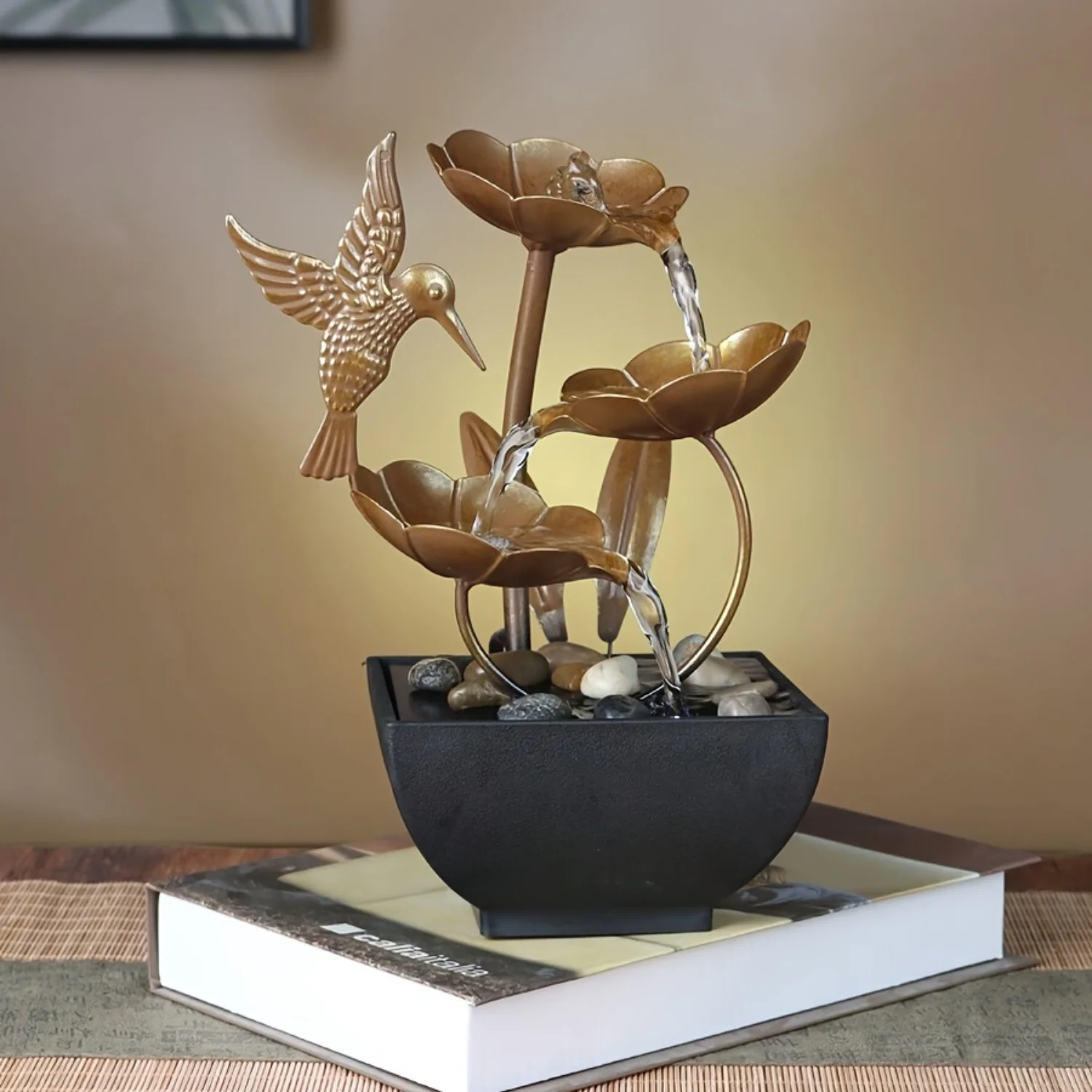 Tabletop Decoration: 1pc Fountains for Office & Living Room Decor - Enhance Your Space with Serene Beauty