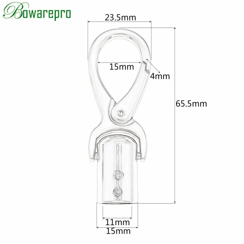 Bowareproメタルバックルバッグタッセルキャップクラスプハンドバッグハンドルストラップバックルフックバッグコネクタハンガーdiyハードウェアアクセサリー