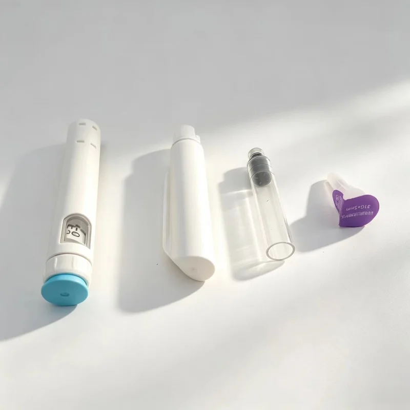 

10Pcs Adjustable Auto Injector Travel Size Insulin Pen Home Injection Aid No Drugs