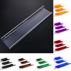 No-Punch Acrylic Wall Bracket for Collections, Floating Bookshelf for Books and Decorations, Living Room Display Stand for Toys