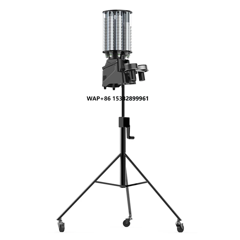 Smart Programmable Badminton Shuttlecock Launcher Feeder Machine with APP Remote Control for Club Training