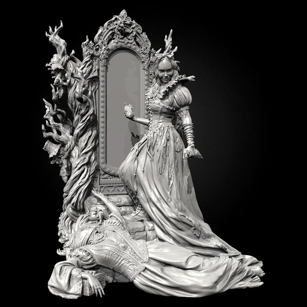 남자의 높이 38mm 50mm 75mm 수지 모델 키트 그림 아름다움 무색 및 자체 조립 (3D 인쇄) TD-7371/3D