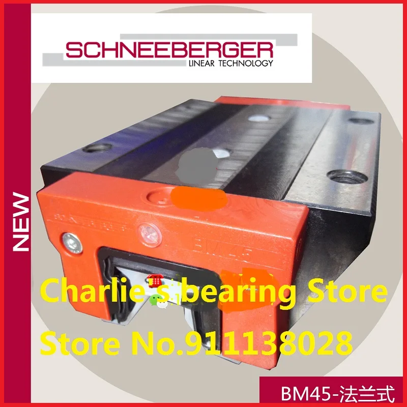 1pc 100% brand new original genuine SCHNEEBERGER Ball-MONORAIL block BMW45A(BMA45)
