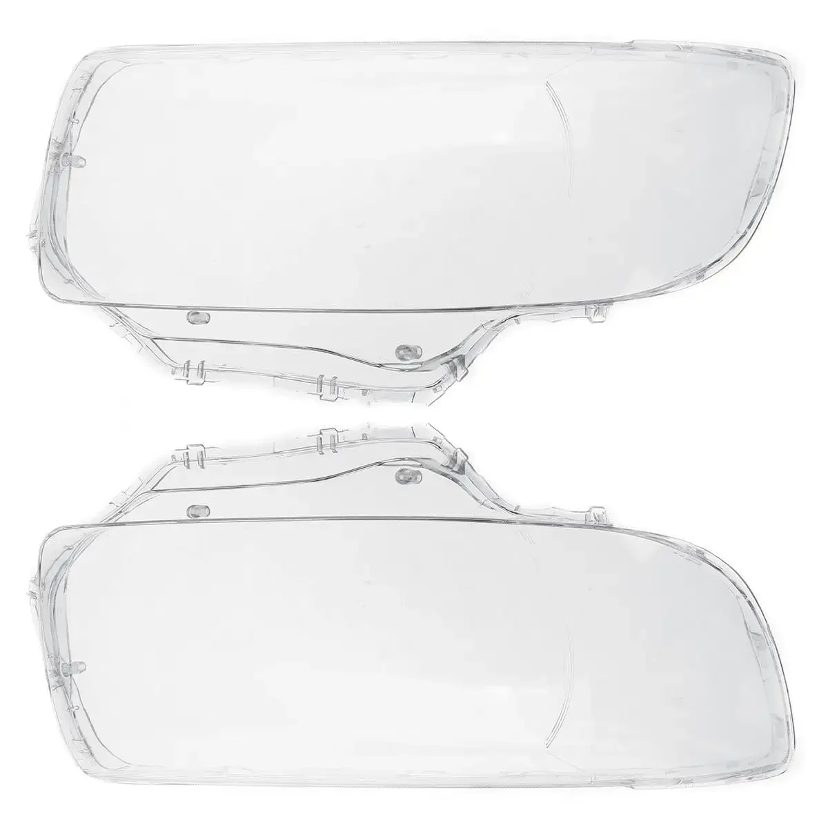 2pcs Car Front Headlight Headlamp Lens Cover Trim Head Light Shell ABS For Subaru For Forester 2006-2008 SU2503119 SU2502119