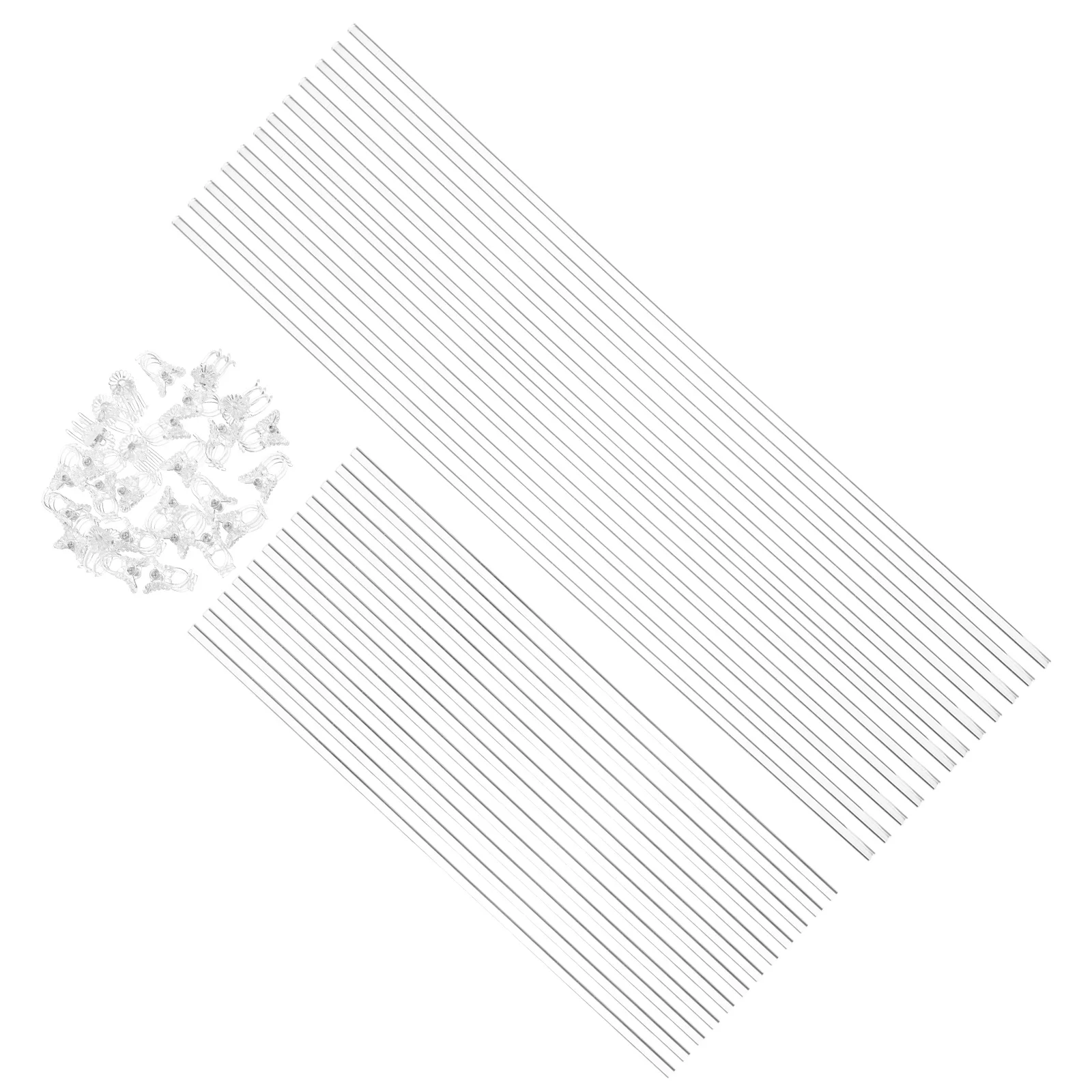 

30 Pcs Plant Support Stick Acrylic Stakes to Climb for Plants Flower and Supports Houseplant Stem