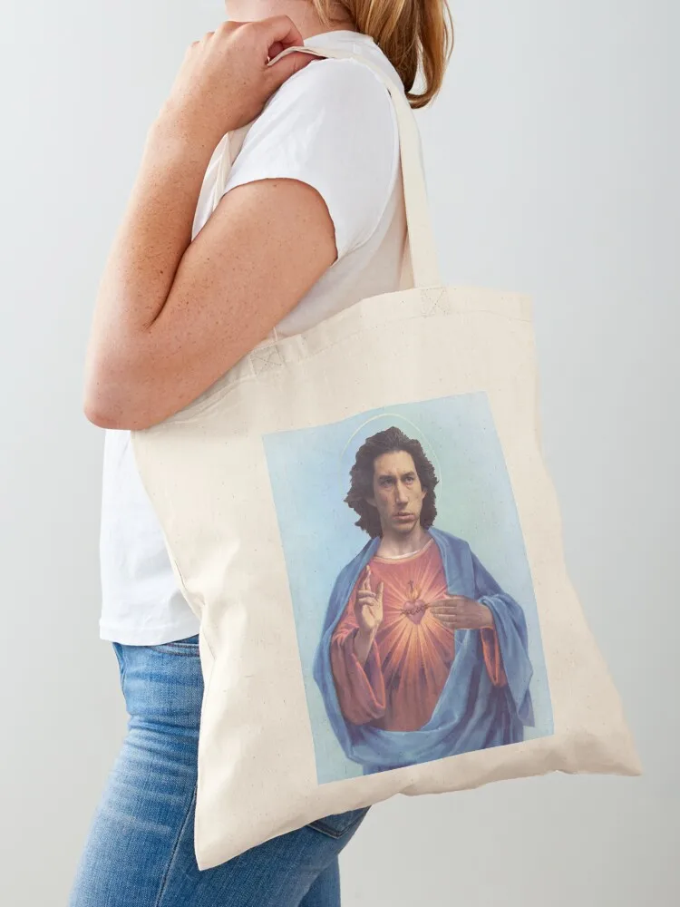 Adam Driver Jesus Tote Bag Women's bags shopper bags for women tote bag women tote bag custom