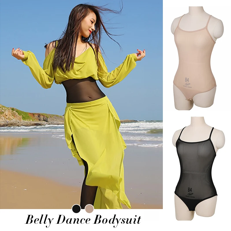 

Womens Belly Dance Bodysuit See Through Sheer Mesh Opened Bust Body Stocking Jumpsuit Sexy Bottoming Short Sleeves Leotard Tops