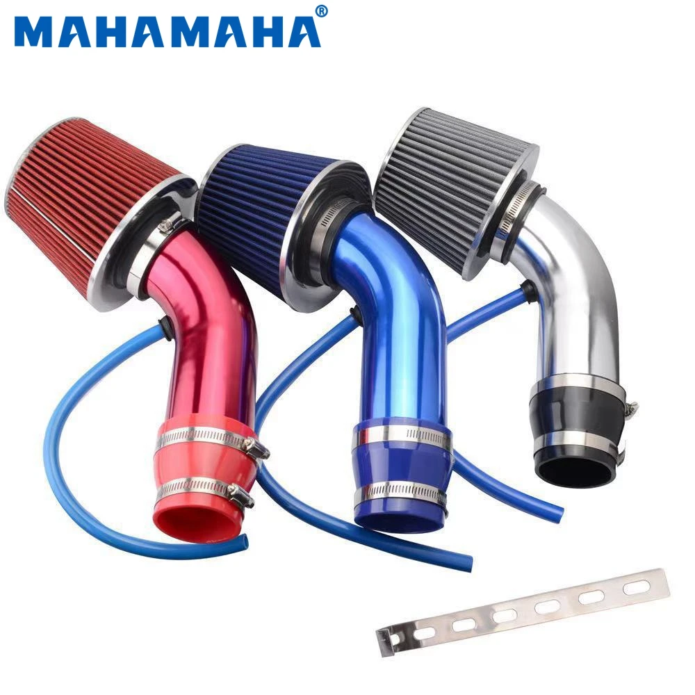 

76mm Car Refitted Winter Mushroom Head Intake Pipe Filter High Flow High Cold Air Filter Aluminum Pipe Kit Car Accsesories