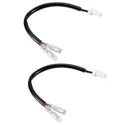 2Pcs Motorcycle Turn Signal Wiring Harness Connector Turn Signal Plug Adapter for KTM