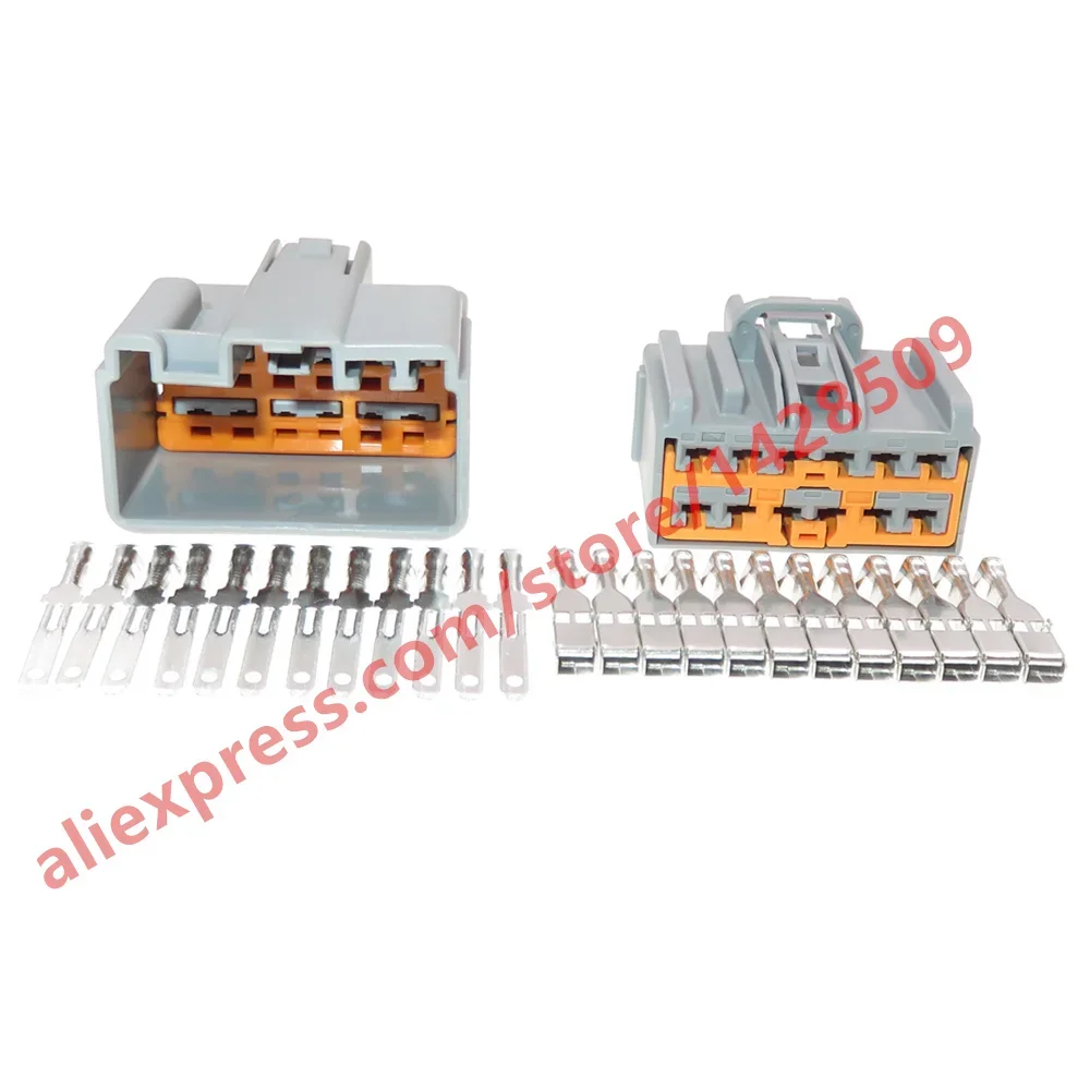 1 Pcs 12 Pin Auto Tailgate Cable Male Female Unsealed Connector Car Audio Wiring Socket 7282-6467-40 7283-6467-40