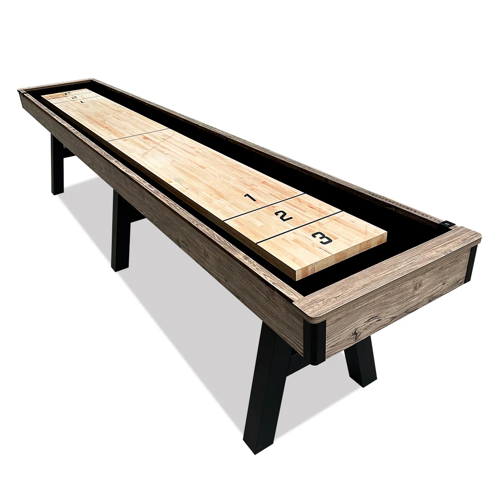 High-quality 12FT Indoor Leisure Entertainment Shuffleboard Game Dedicated Shuffleboard Table