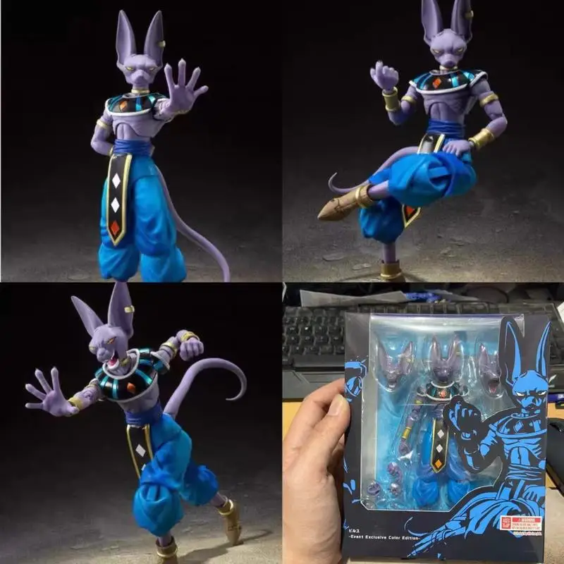 

Shf Dragon Ball Super Beerus Articulated Destroyer God Event Exclusive Collectible Action Figure Model For Anime Collectors