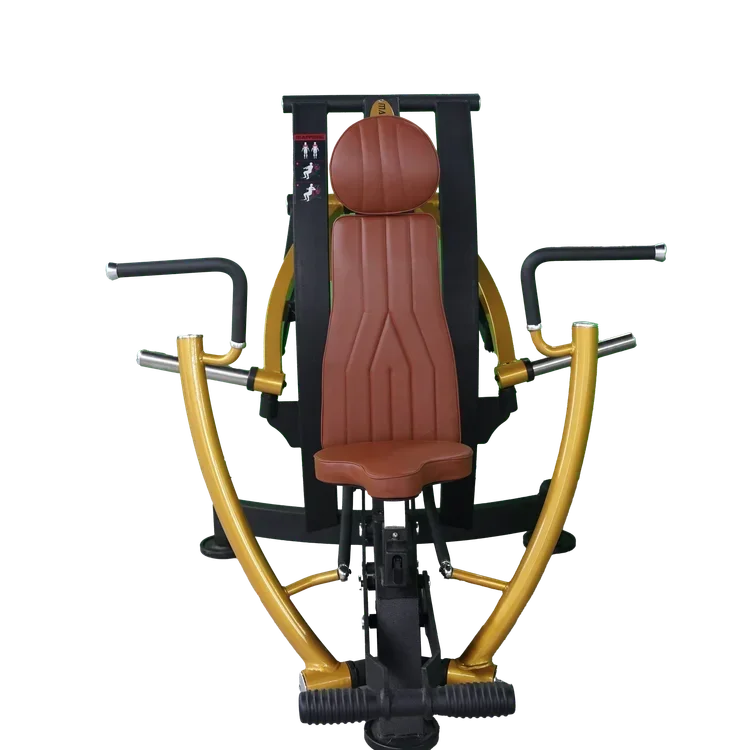High-Pull Back Steel Muscle Trainer Seated Chest Press Lat Pulldown Split for Gym Exercise